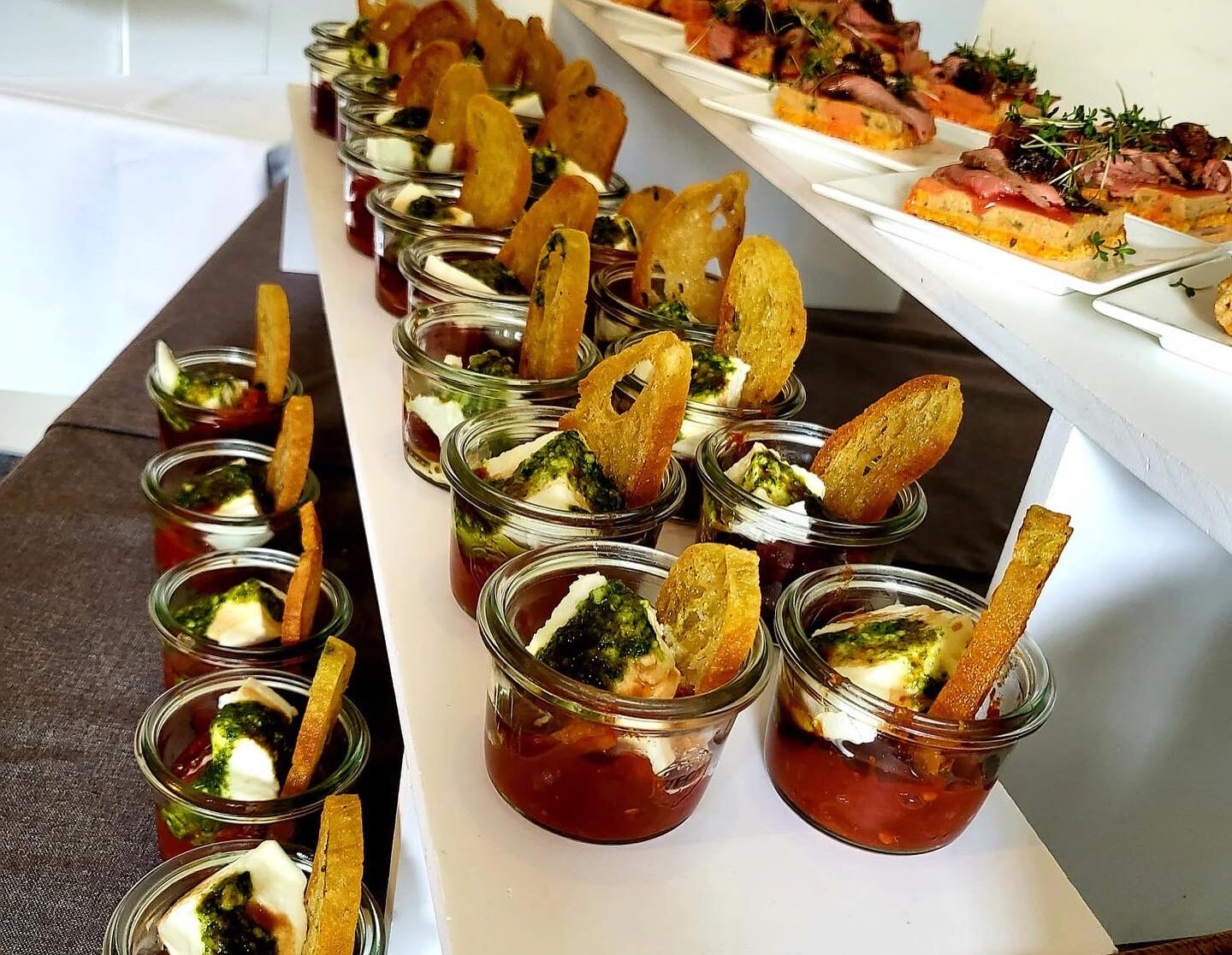 Fingerfood-Buffet für eine Feier